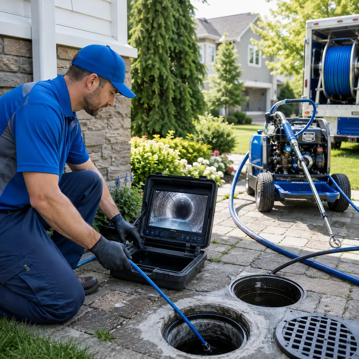 Outdoor drain cleaning professionals serving Howard, PA